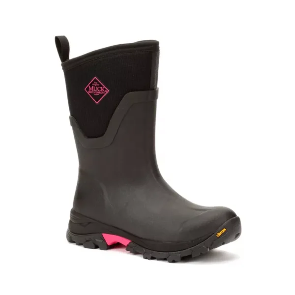 Muckboot MUCKBOOT ARCTIC GRIP MID DAME SORT/ROSA